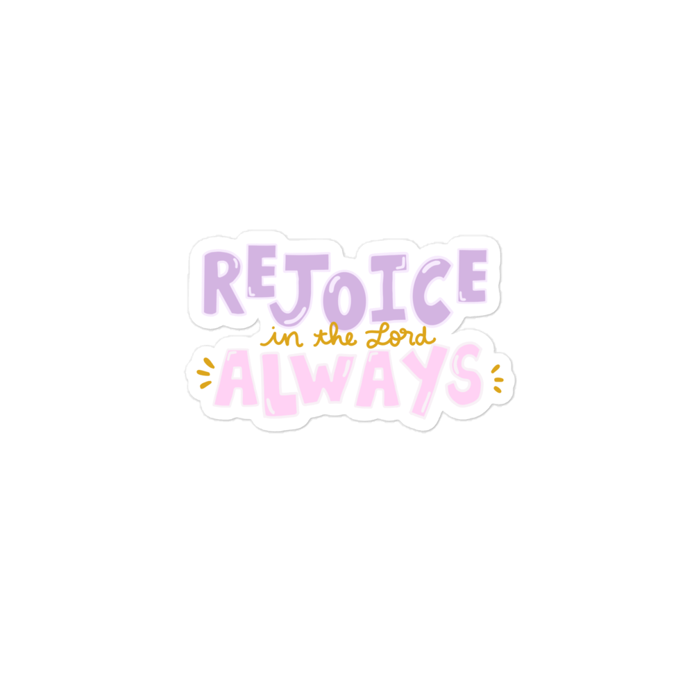 Rejoice Stickers