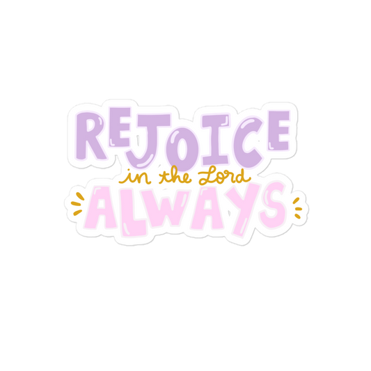 Rejoice Stickers